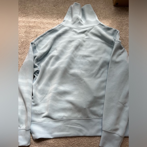 Lululemon Softstreme Light Blue Turtleneck Pullover - Picture 3 of 3